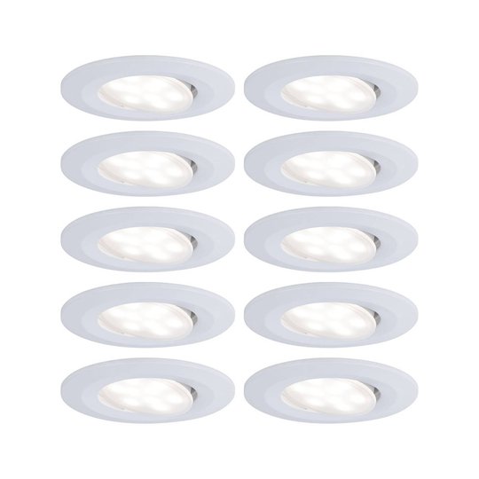 Paulmann-LED-uppokohdevalo Calla 10kpl, valk.