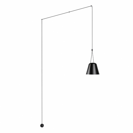 LEDS-C4 Attic-riippuvalo kartio epäkeskinen, musta