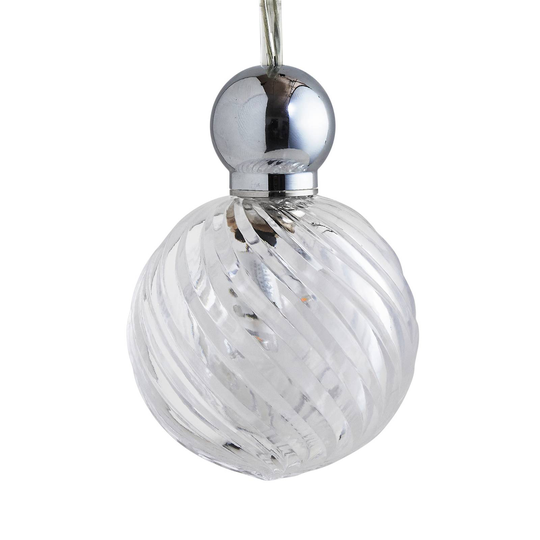 EBB & FLOW Uva M -riippuvalo hopea, kirkas swirl