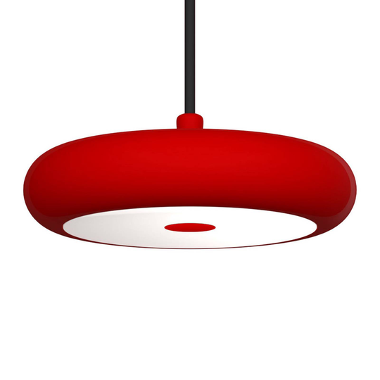 LED-riippuvalaisin Boina, Ø 19 cm, punainen