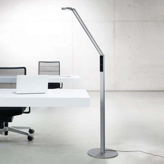 Luctra Floor Radial LED-lattiavalaisin alumiini