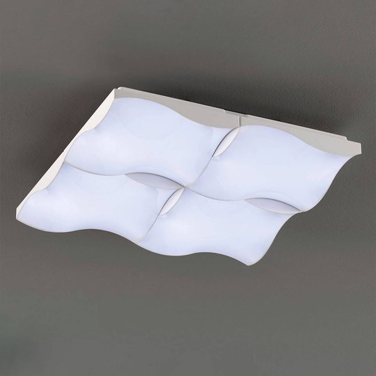 LED-kattovalaisin Dirk tunable white, 54 x 54 cm