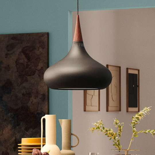 FRITZ HANSEN Orient P1 -riippuvalo musta/roosa