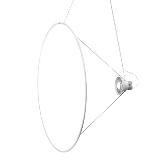 Luceplan Amisol -riippuvalaisin 110cm valkoinen