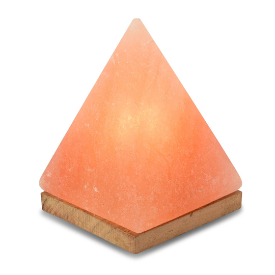 Pyramide-suolavalaisin jalustalla, meripihka