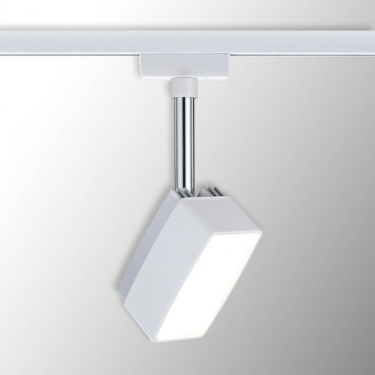 Paulmann URail Pedal -LED-spotti, valkoinen