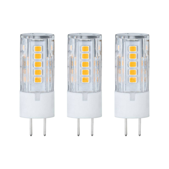 Paulmann 2-kantainen LED-lamppu GY6,35 3,5W, 3 kpl