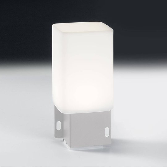 LED-ulkokoristevalaisin Cuadrat - 1 USB valkoinen