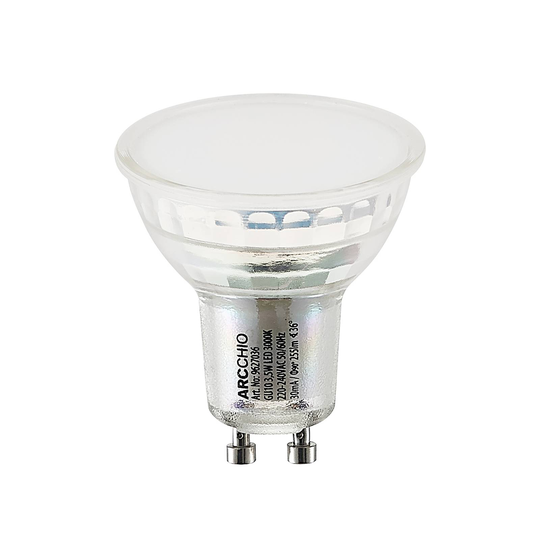 LED-heljastinlamppu GU10 3,5W 3 000 K 120° lasi