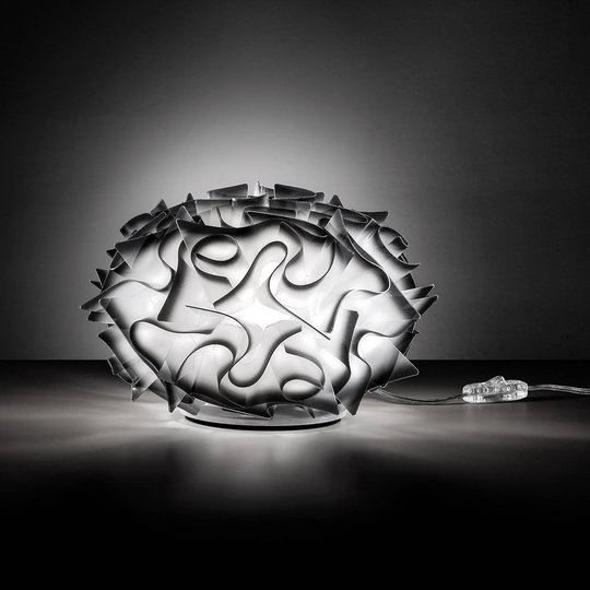 Slamp Veli -design-pöytävalo Ø 32 cm antrasiitti