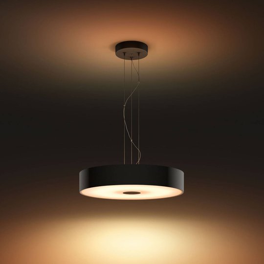 Philips Hue White Ambiance Fair riippuvalo musta