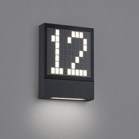 Helestra Dial -LED-talonnumerovalaisin alumiinia