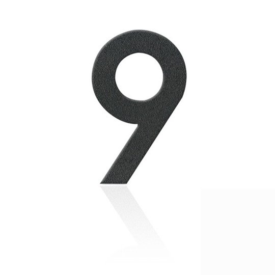 Ruostumaton teräs talonumero 9, grafiitinharmaa
