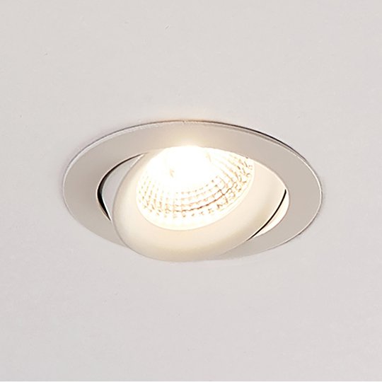 Arcchio Ozias - LED-kohdevalo, valkoinen 7,7 W
