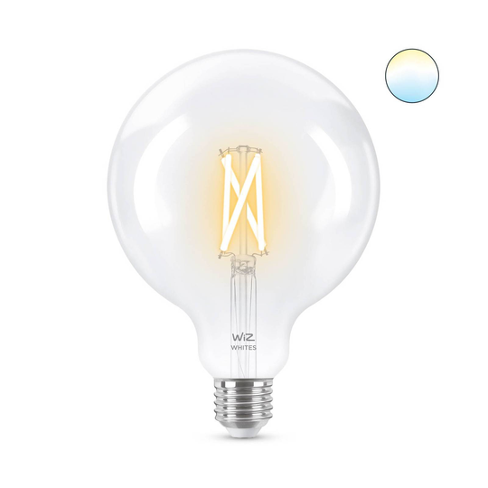 WiZ G125 LED-lamppu E27 6,7W Globe kirkas CCT
