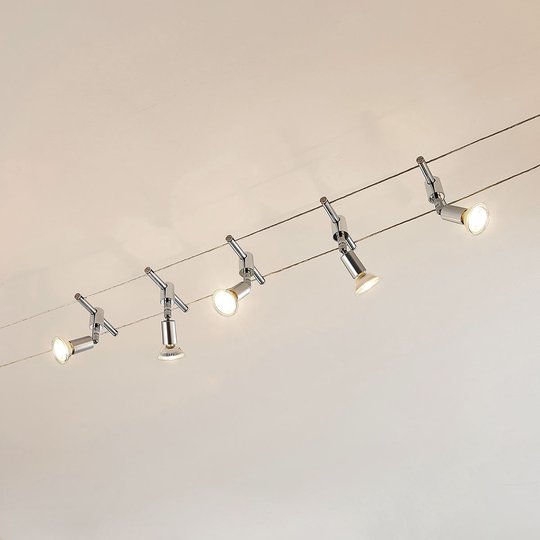 Viisilamppuinen Rope LED-kohdevalaisin, 5-lampp.
