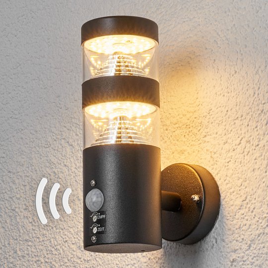 LED-ulkoseinävalaisin Lanea tunnistimella