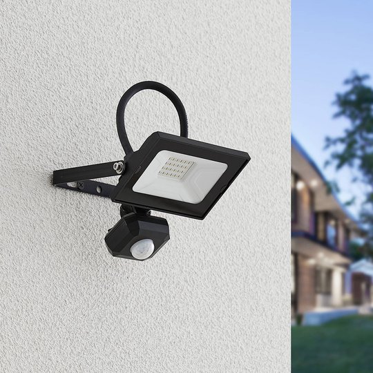 Lindby Aine - LED-kohdevalaisin musta 12,3 cm