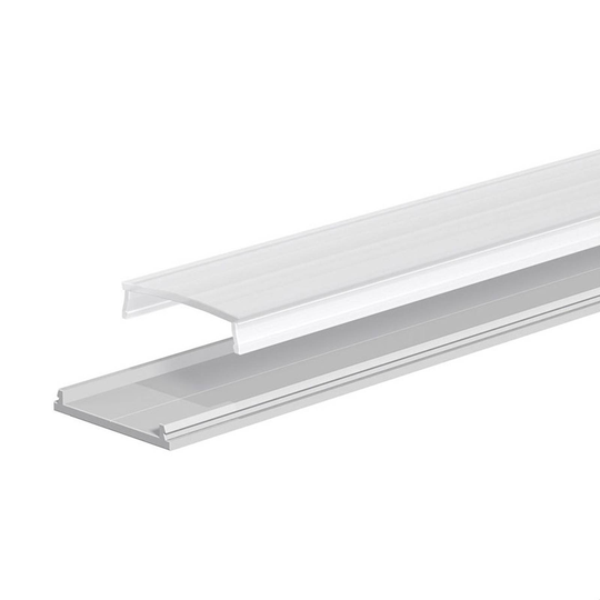 EVN APFLAT4 -alumiiniprofiili, 200 cm, U-profiili