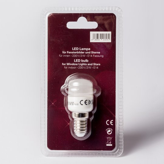 E14 2W LED-lamppu