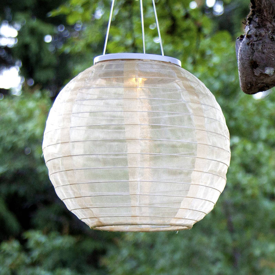 Aurinkokäyttöinen Festival-LED-valaisin, Ø 25 cm
