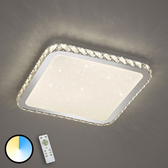 LED-kattolamppu Sapporo jossa tähtikansi