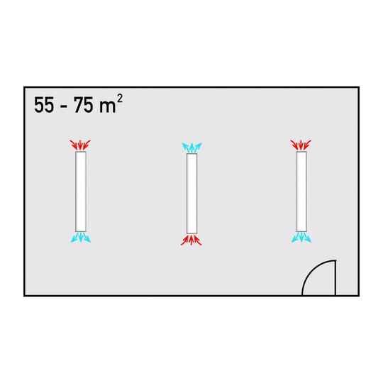 UV-C-ilmanpuhdistin MiKi, pystyasennus, Rocket