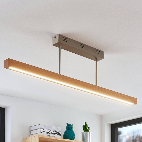 LED-kattovalaisin Tamlin, pyökki, 100 cm