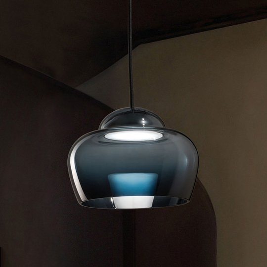 LED-riippuvalaisin Cristallina musta