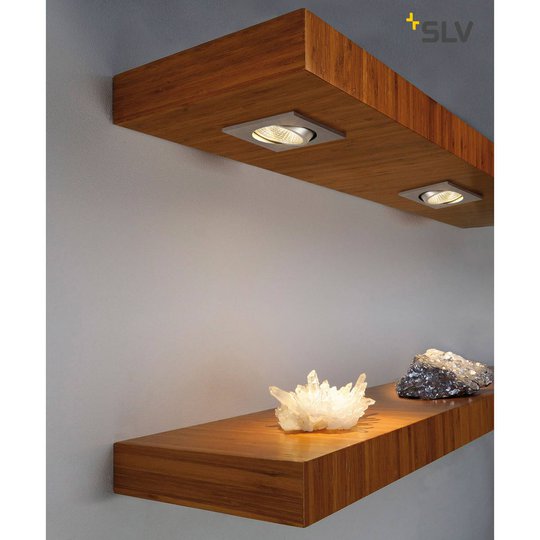 New Tria – LED-uppovalaisin, harjattu alumiini