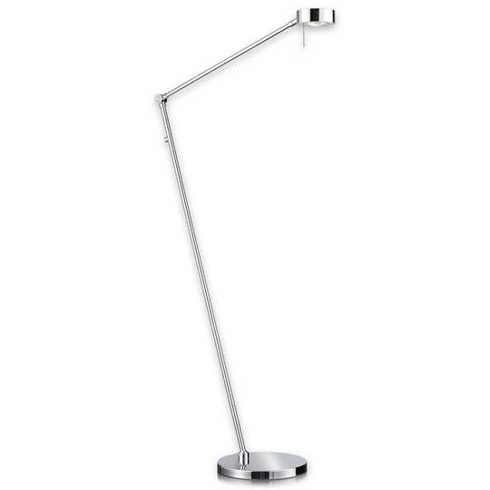 Kapea LED-lattiavalaisin Elegance, kromi
