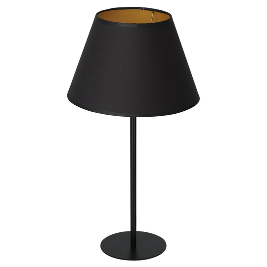 Soho-pöytälamppu kartio, k. 56cm, musta/kulta