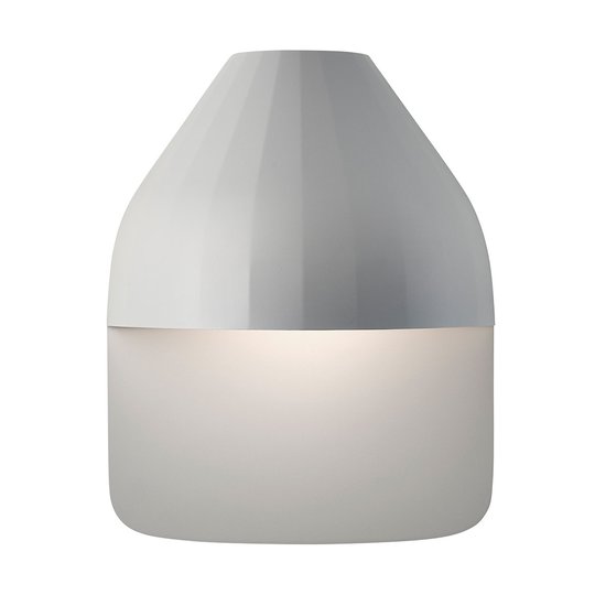LE KLINT Facet Medium -LED-seinävalo vaaleanharmaa