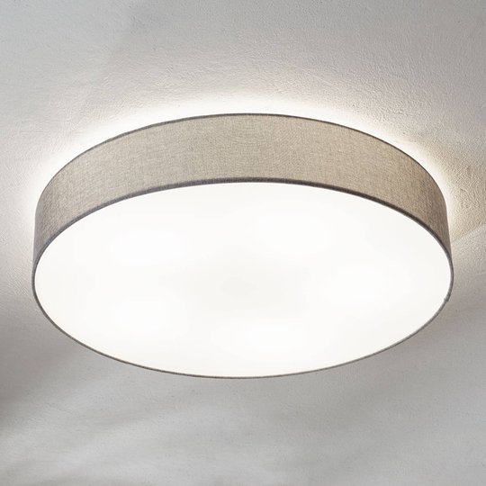 Harmaa Pasteri-kattovalaisin, pellavarj., 76 cm