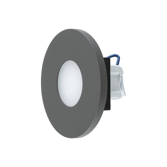 EVN LR230 -LED-seinäuppovalaisin, antrasiitti