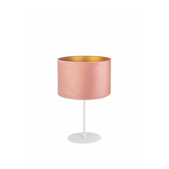 Pöytälamppu Golden Roller korkeus 50cm roosa/kulta