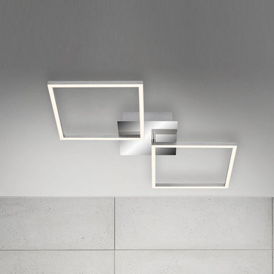 LED-kattovalaisin Frame, alumiini, 76 x 36 cm