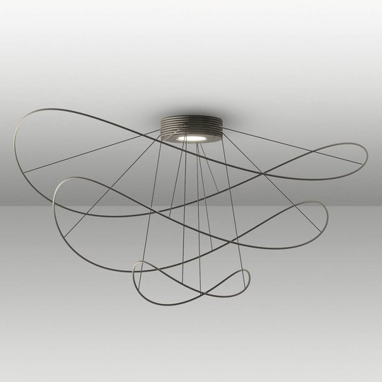 Axolight Hoops 3 LED-kattovalaisin, musta