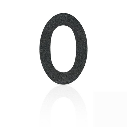 Ruostumaton teräs talonumero 0, grafiitinharmaa