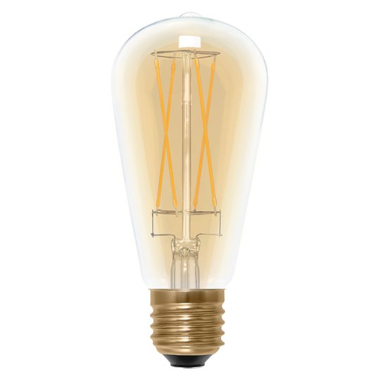 SEGULA rustiikkiLED-lamppu Long Style E27 6W kulta