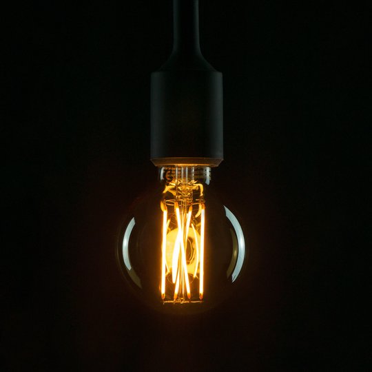 SEGULA LED-lamppu E27 6W G80 2 000K savu