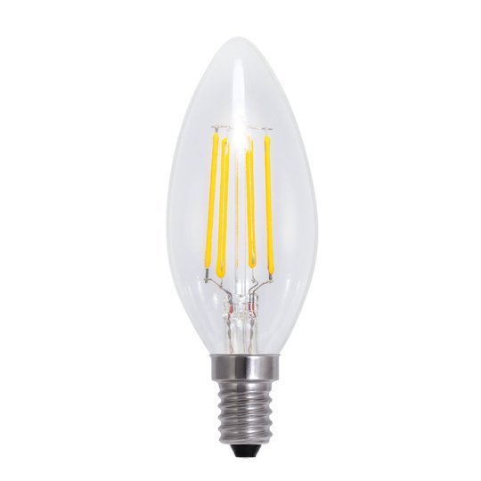 LED-kynttilälamppu E14 4 W 826 hiililangalla