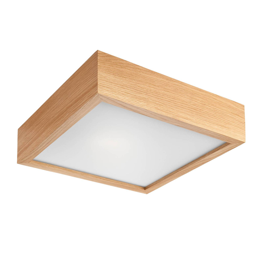 Kattovalaisin Kerio neliö 27,5x27,5cm vaalea tammi