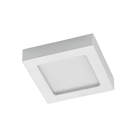 Prios Alette -LED-kattovalaisin hopea, 17,2 cm