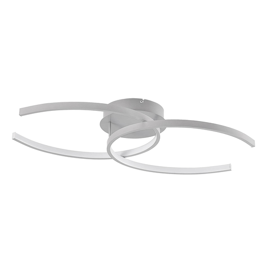 Lindby Cirlio -LED-kattovalaisin CCT, hopea