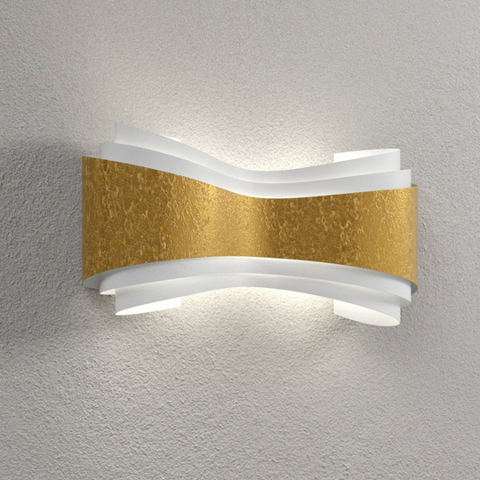 Upea Ionica-design-seinävalaisin, kultaraita