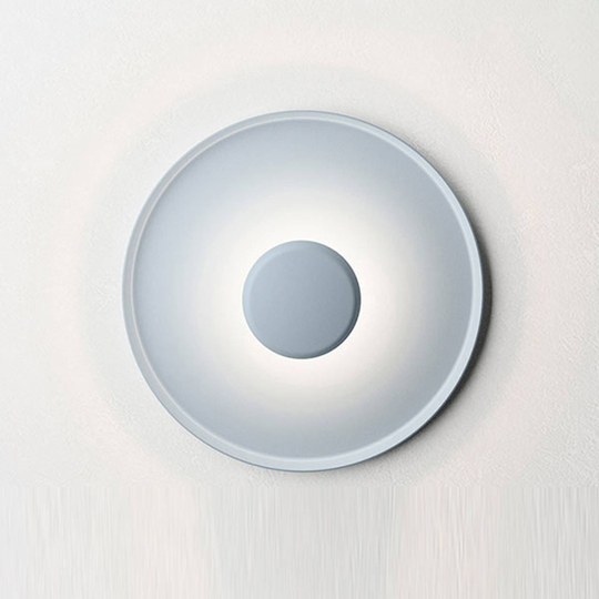 Vibia Top -LED-seinävalaisin Ø 40 cm sininen L1