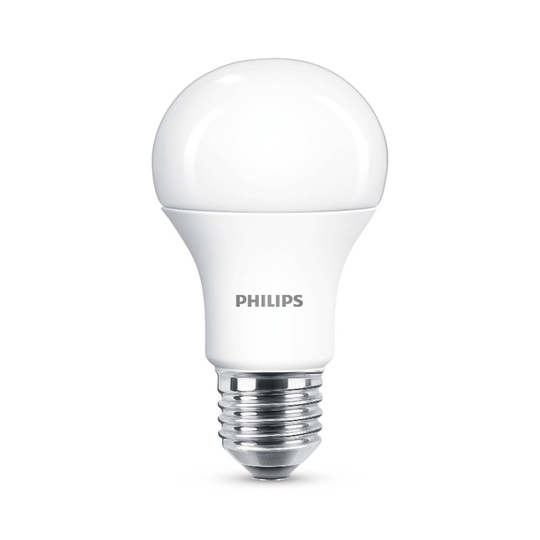 Philips LED-lamppu E27 10,5W 2700K opaali 2 kpl