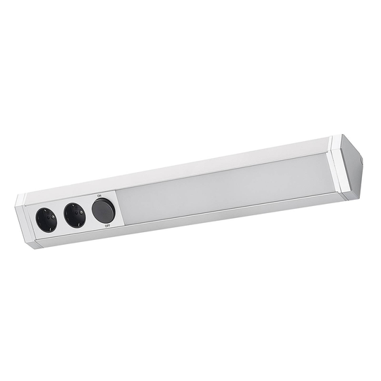 Arcchio Ovano -LED-kaapinalusvalaisin, hopea