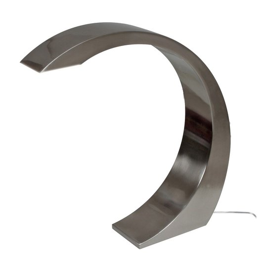 NAMI - moderni LED-pöytävalaisin, 33 cm harmaa